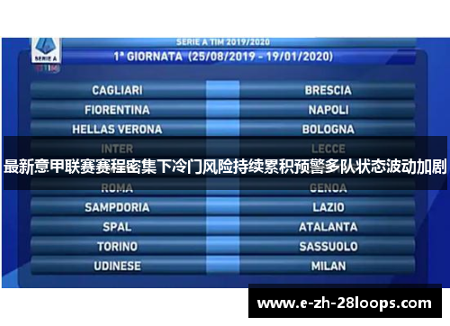 最新意甲联赛赛程密集下冷门风险持续累积预警多队状态波动加剧 最新意甲联赛赛程密集下冷门风险持续累积预警多队状态波动加剧